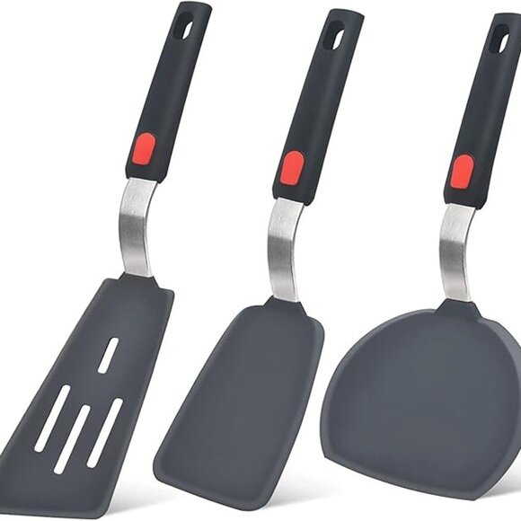 NEW Set of 3 Silicone Spatula Turner Beijiyi 600°F Heat Resistant - Picture 9 of 9